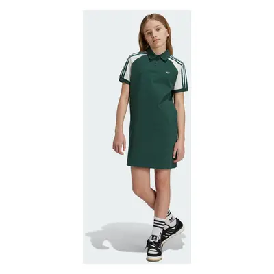 Polo Dress With Colorblock Kids