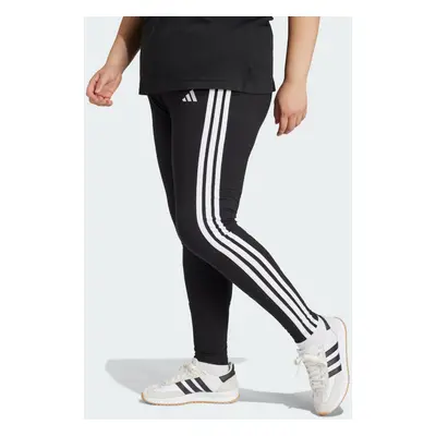 Essentials 3-Stripes Cotton Leggings (Plus Size)