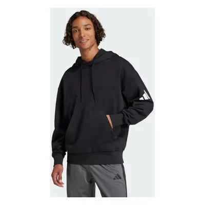 Essentials Loose-Fit 3 Bar Logo French Terry Hoodie