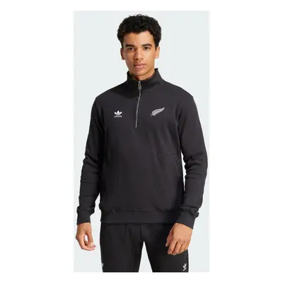 Mikina All Blacks Essentials Half-Zip Waffle