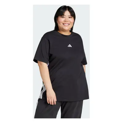 Essentials 3-Stripes Cotton T-Shirt (Plus Size)