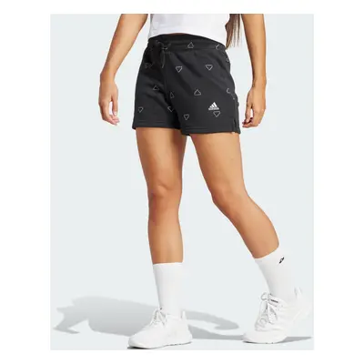 Essentials Monogram Fleece Graphic Shorts