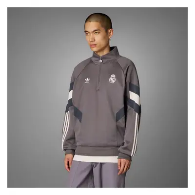 Mikina Real Madrid Originals Half-Zip Crew