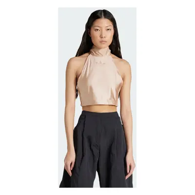 Crop Top Tie-Neck