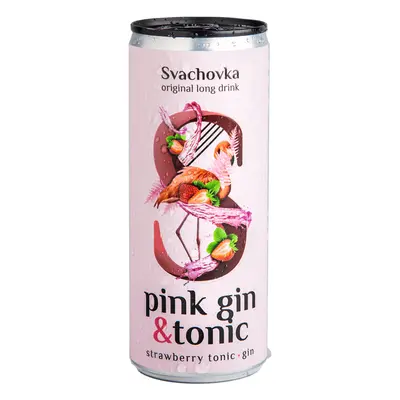 Destilérka Svach (Svachovka) Waxwing Pink Gin + Tonic