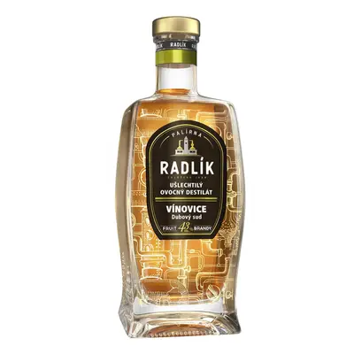 Palírna Radlík Radlík Vínovice z dubového sudu 43% 0,5l