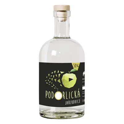 Podorlická palírna Podorlická Jablkovice 50% 0,5l