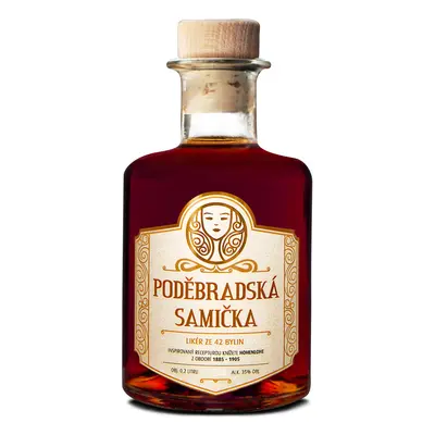 Poděbradská samička 35% 0,2l