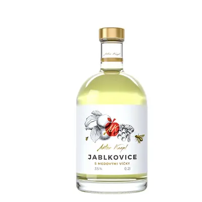 Anton Kaapl Jablkovice s medovými víčky 35% 0,2l