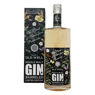 Old Well Whisky Svach’s Old Well Single Malt barelled gin 48,5% 0,5l