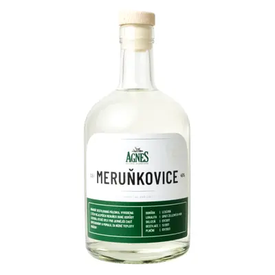 Agnes Zelená Bohdaneč Agnes Meruňkovice 45% 0,5l