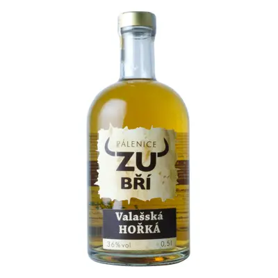 Pálenice Zubří Zubří Valašská Hořká 36% 0,5l