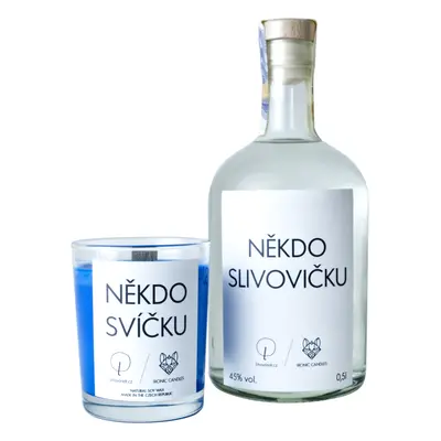 Agnes Zelená Bohdaneč Někdo svíčku + Někdo Slivovičku 45% 0,5l