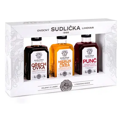 Sudličkova pálenice Sudličkova sada likérů 3 x 0,2l