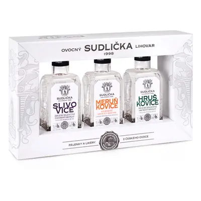 Sudličkova pálenice Sudličkova sada destilátů 3 x 0,2l