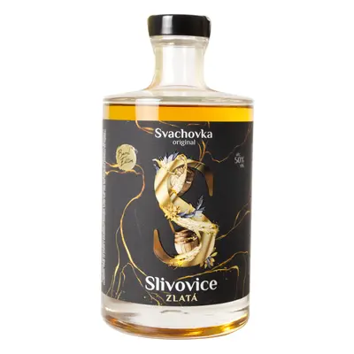 Destilérka Svach (Svachovka) Zlatá Slivovice Svach 50% 0,5l