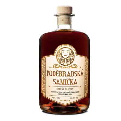 Poděbradská samička 35% 0,7l