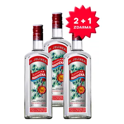 Rudolf Jelínek 2+1 Zdarma Slovácká borovička 45% 0,7l