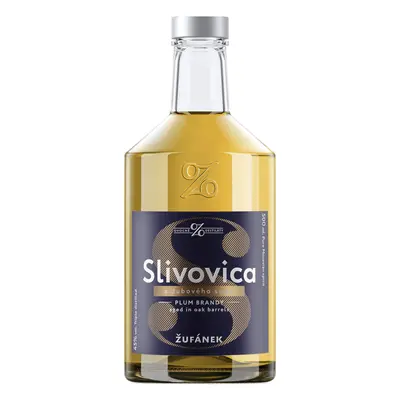 Slivovica Žufánek z dubového sudu 45% 0,5l