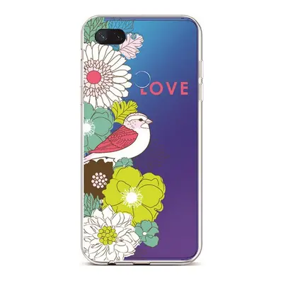 Kryt TopQ Xiaomi Mi 8 Lite silikon Birdie Love 36508