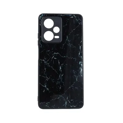 Kryt TopQ Marble Xiaomi Redmi Note 12 Pro 5G pevný Smoky Black 97581