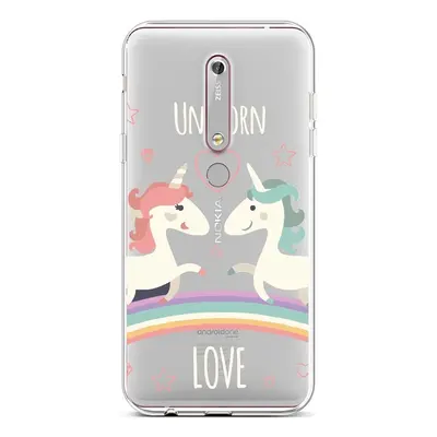 Kryt TopQ Nokia 6.1 silikon Unicorn Love 43477