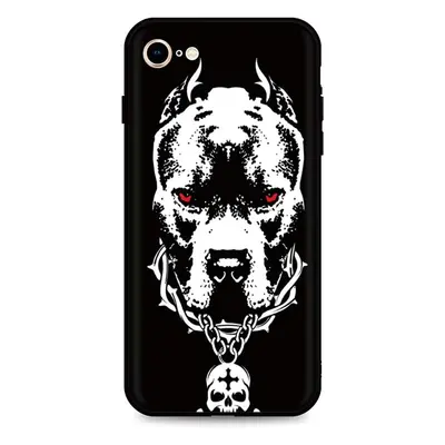 Kryt TopQ iPhone SE 2022 silikon Fighting Dog 74496