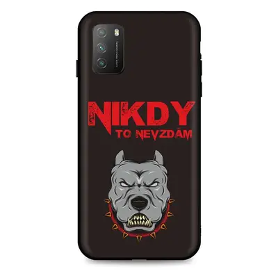 Kryt TopQ Xiaomi Poco M3 silikon Nikdy to nevzdám 57519