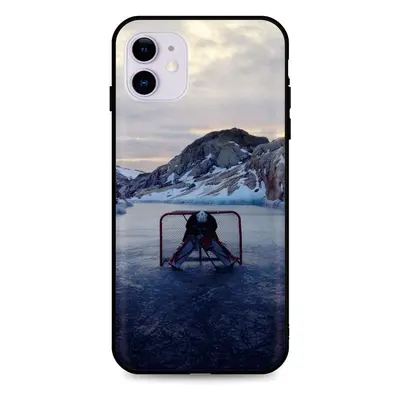 Kryt TopQ iPhone 11 silikon Hockey Goalie 48935