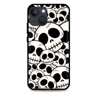 Kryt TopQ LUXURY iPhone 13 mini pevný Skulls 64780