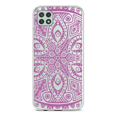 Kryt TopQ Samsung A22 5G silikon Violet Mandala 65140