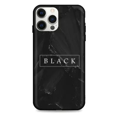 Kryt TopQ LUXURY iPhone 12 Pro Max pevný Black 53574