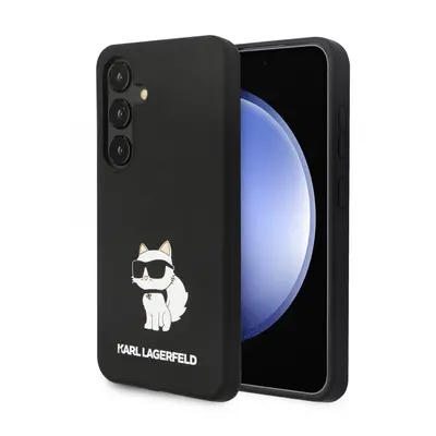 Karl Lagerfeld Liquid Silicone Choupette NFT Zadní Kryt pro Samsung Galaxy S24 Black