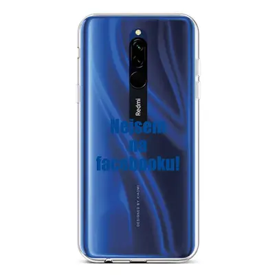 Kryt TopQ Xiaomi Redmi 8 silikon Nejsem na Facebooku 46498