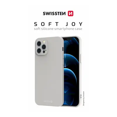 Zadní kryt Swissten Soft Joy pro iPhone 15 Pro Max kamenně šedý