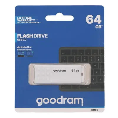 Flash disk GOODRAM UME2 64GB bílý 63404