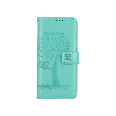 Pouzdro TopQ Xiaomi Redmi Note 11 knížkové Zelený strom sovičky 67716