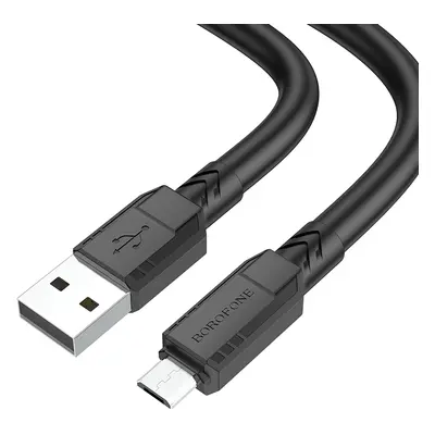 Kabel Borofone BX81 Goodway - USB na Micro USB - 2,4A 1 metr černý