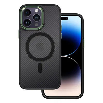 Tel Protect Magnetic Carbon Case pro Iphone 11 Pro Max Black-green