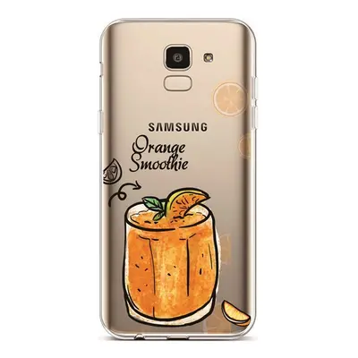 Kryt TopQ Samsung J6 silikon Orange Smoothie 37925