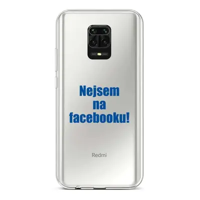 Kryt TopQ Xiaomi Redmi Note 9 Pro silikon Nejsem na Facebooku 51397