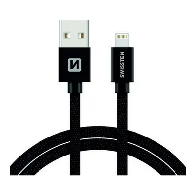 Datový kabel Swissten Lightning pro iPhone 2m černý 30508