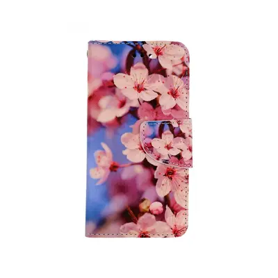 Pouzdro TopQ iPhone SE 2020 knížkové Sakura 62553