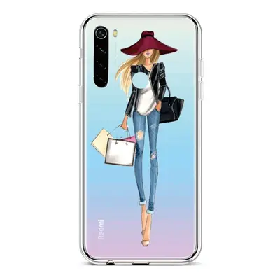 Kryt TopQ Xiaomi Redmi Note 8 silikon Lady 2 44579