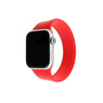 Elastický silikonový řemínek FIXED Silicone Strap pro Apple Watch 38/40/41mm, velikost XS, červe