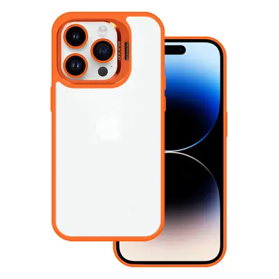 Pouzdro Tel Protect Kickstand pro Iphone 15 Pro oranžové