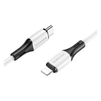 Borofone kabel BX79 - Type C to Lightning - PD 20W 1 metr bílý