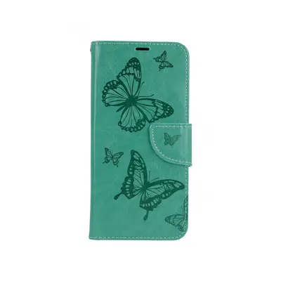 Pouzdro TopQ Samsung A22 knížkové Butterfly zelené 63572