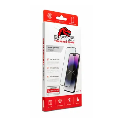 Tvrzené sklo Swissten Raptor Diamond Ultra Clear 3D na iPhone 13 Pro Max černé