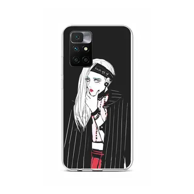 Kryt TopQ Xiaomi Redmi 10 silikon Dark Girl 66509